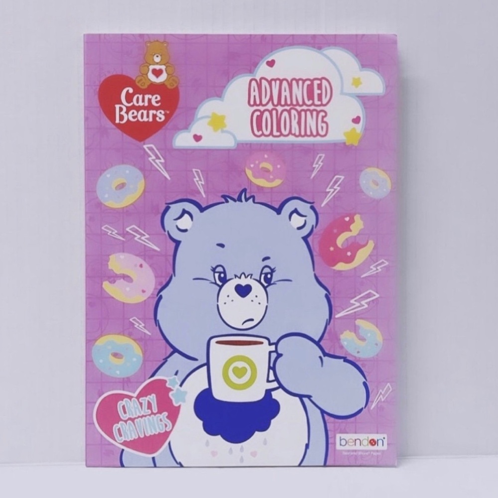 Care Bears Retro Style cravings advanced coloring book - 40 pages